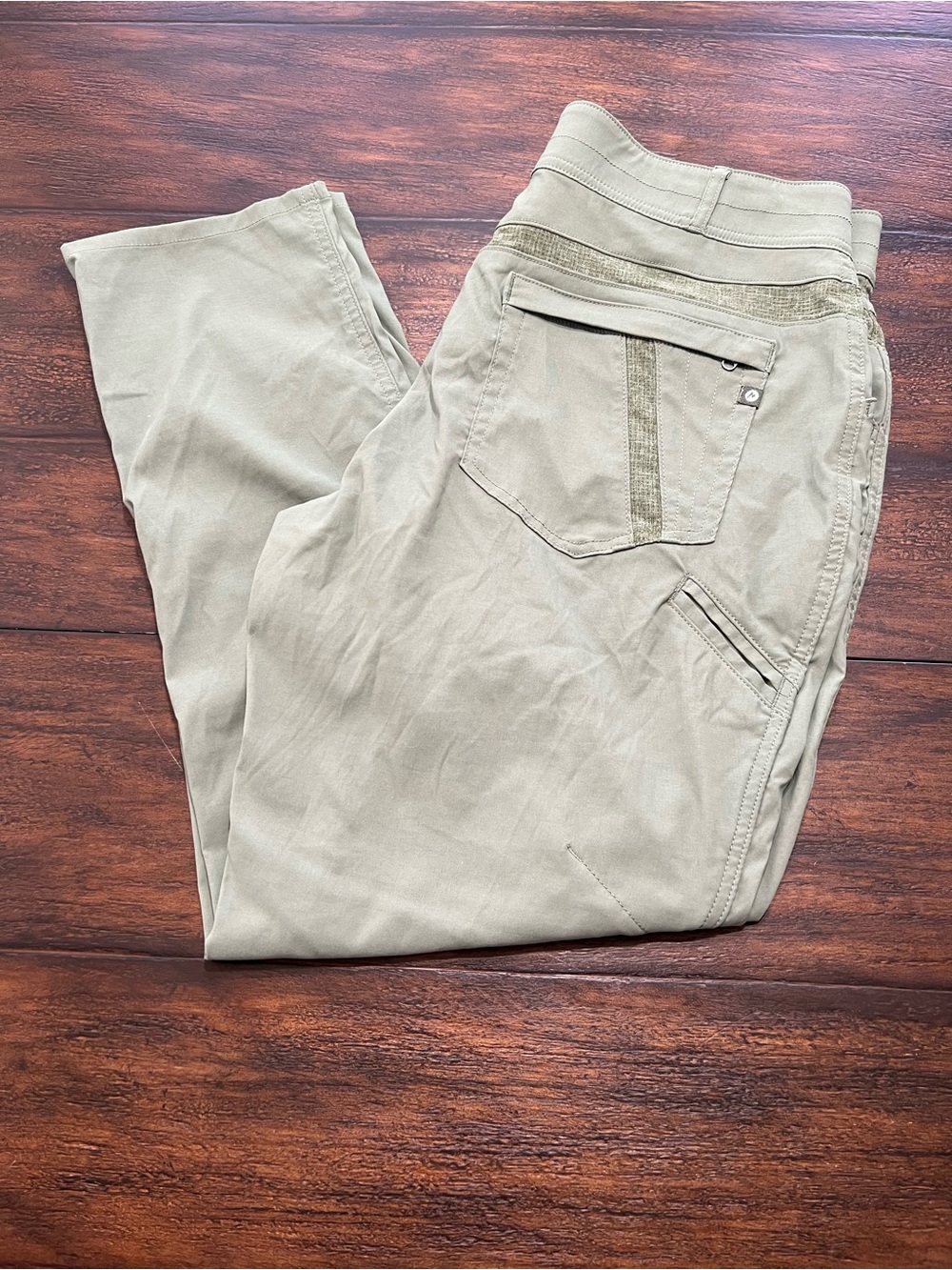 Marmot Women’s Pants Green Ankle Skinny Casual Outdoor Hiking Pockets Size 10 - Picture 5 of 12